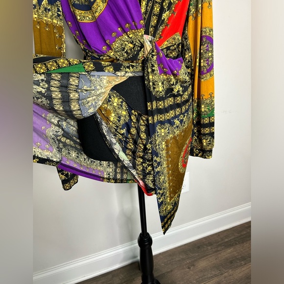 NWT Brand New Fashion Nova XL Long Sleeve Mini Dress with split sz XL - Picture 3 of 7